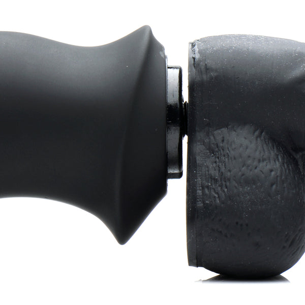 Mega-Pounder Hand-held Thrusting Silicone Dildo