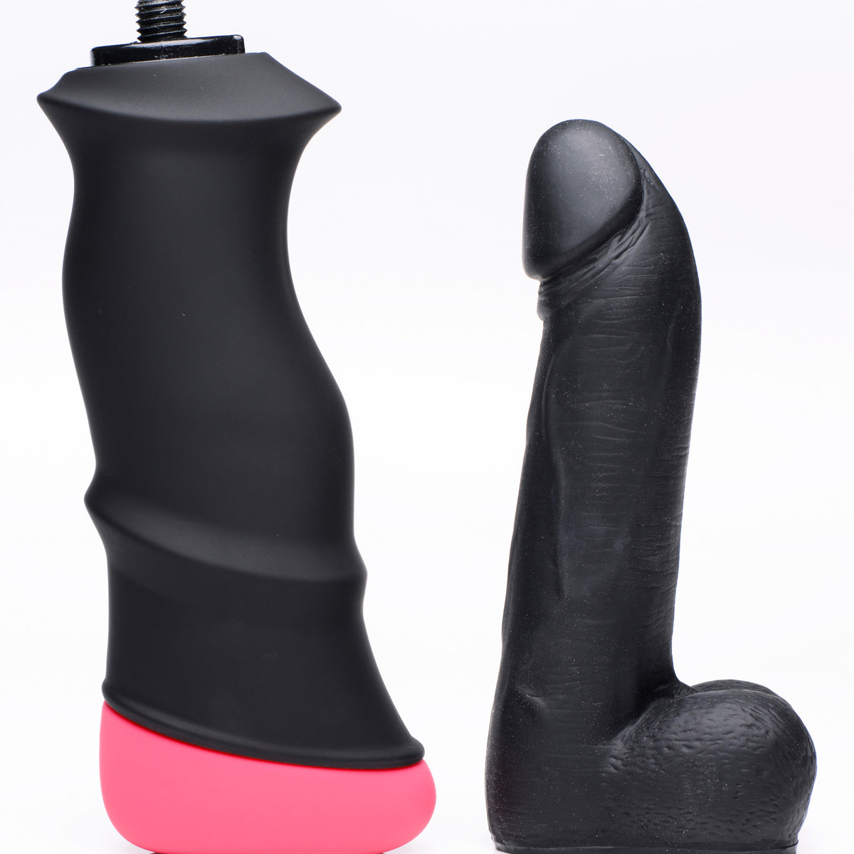 Mega-Pounder Hand-held Thrusting Silicone Dildo
