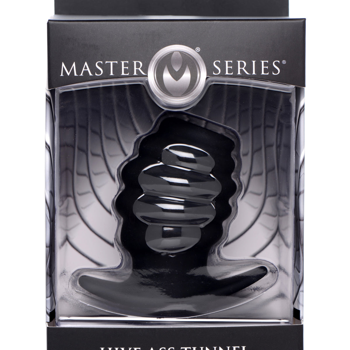 Hive Ass Tunnel Silicone Ribbed Hollow Anal Plug - Small