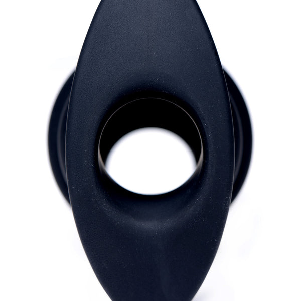 Hive Ass Tunnel Silicone Ribbed Hollow Anal Plug - Small