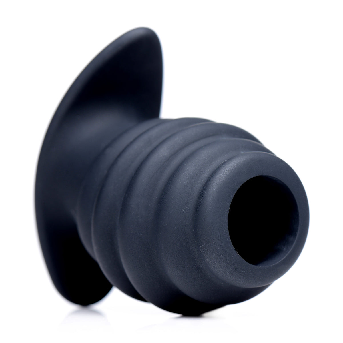 Hive Ass Tunnel Silicone Ribbed Hollow Anal Plug - Small