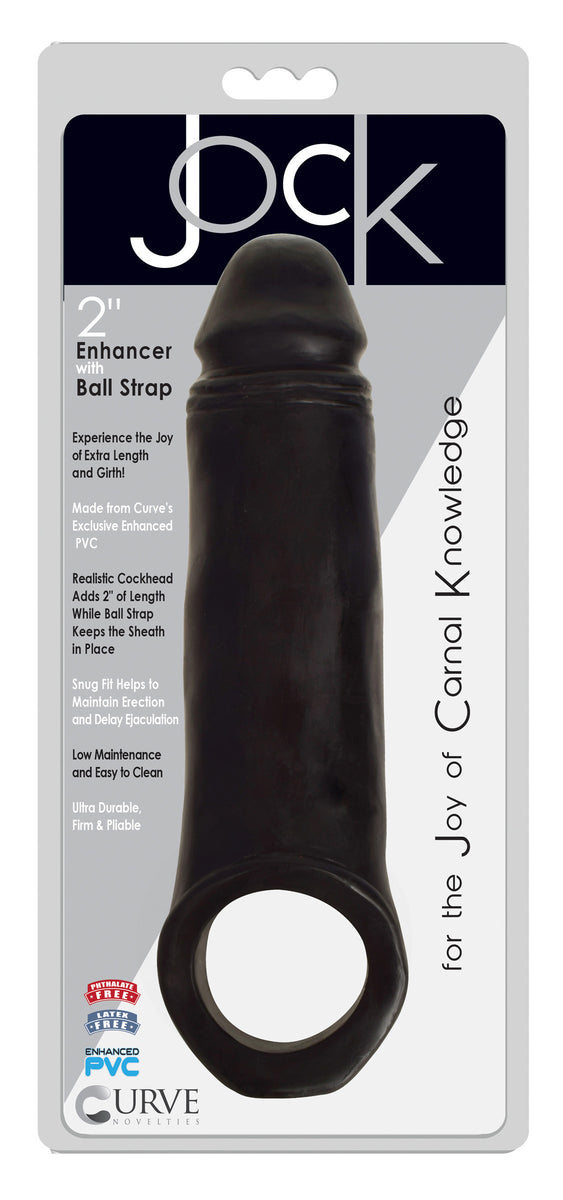 2 Inch Penis Enhancer with Ball Strap -