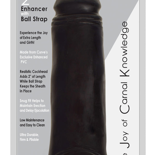 2 Inch Penis Enhancer with Ball Strap -