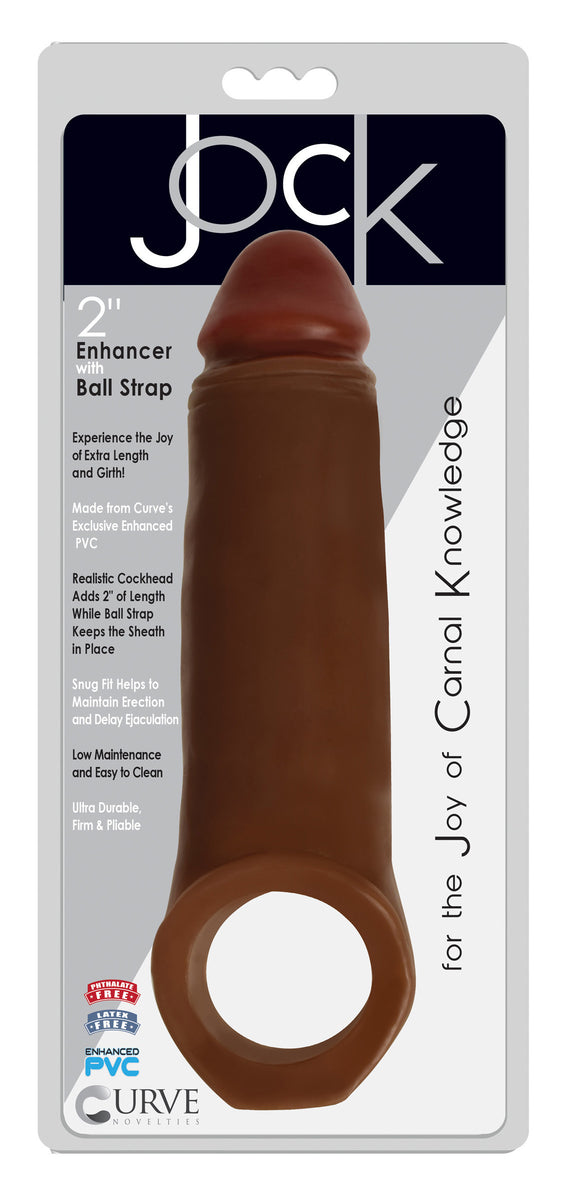 2 Inch Penis Enhancer with Ball Strap -