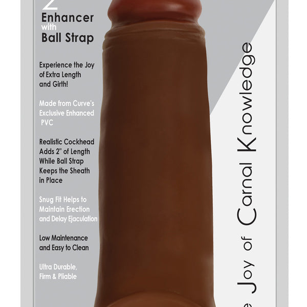 2 Inch Penis Enhancer with Ball Strap -