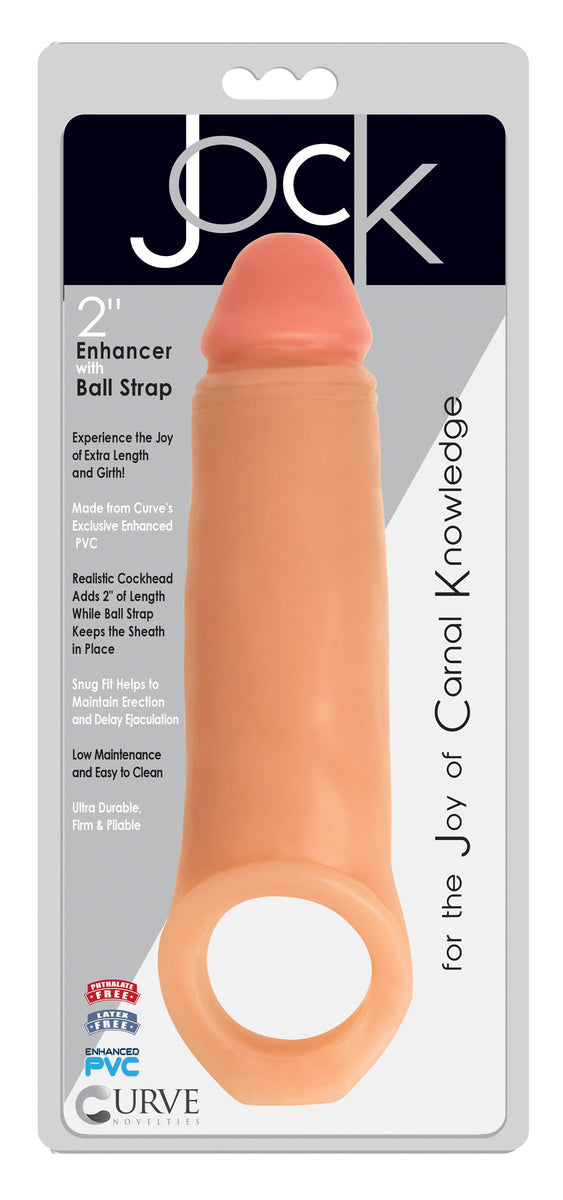 2 Inch Penis Enhancer with Ball Strap -