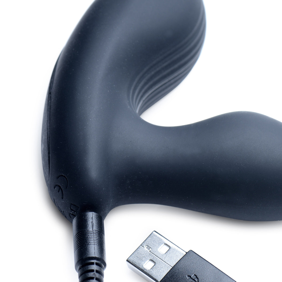 7X P-Stroke Silicone Prostate Stimulator with Stroking Shaft