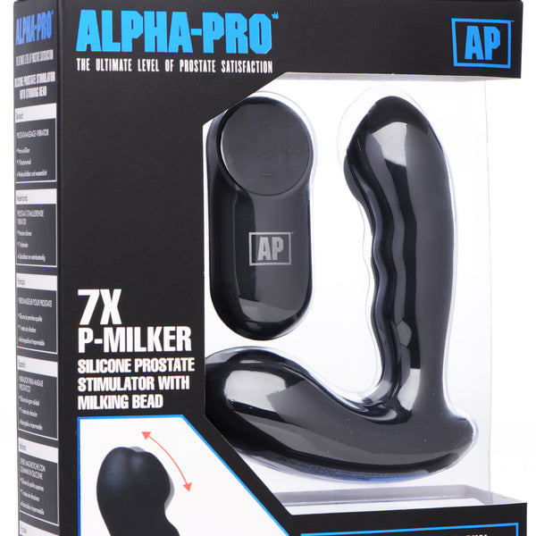 7X P-Milker Silicone Prostate Stimulator with Milking Bead