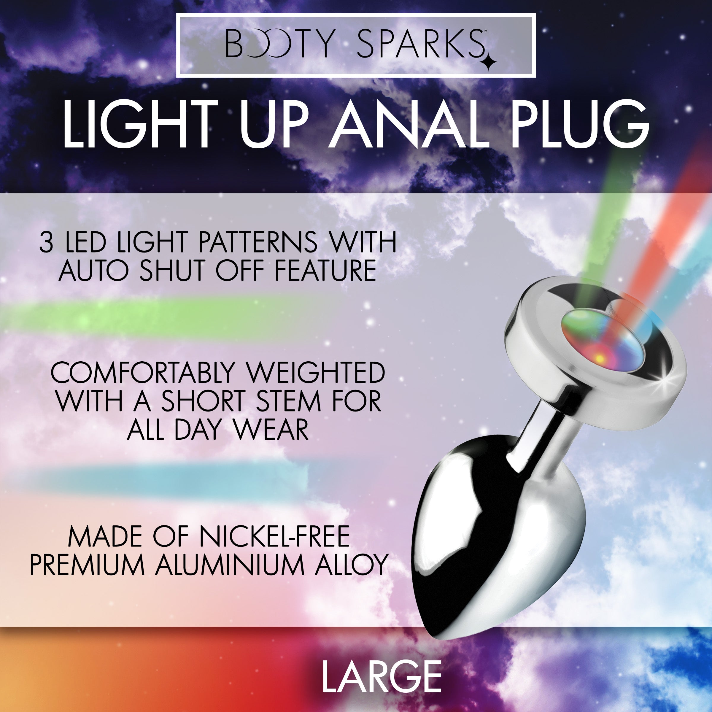 Light Up Anal Plug - Small