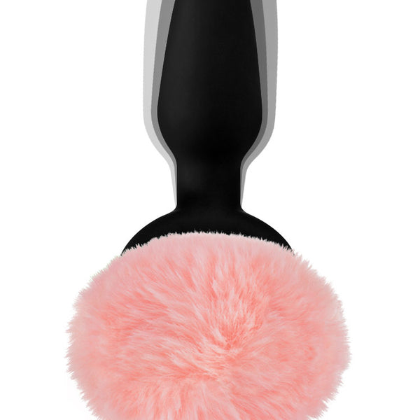 Remote Control Vibrating  Bunny Tail Anal Plug
