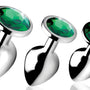 Emerald Gem Anal Plug Set