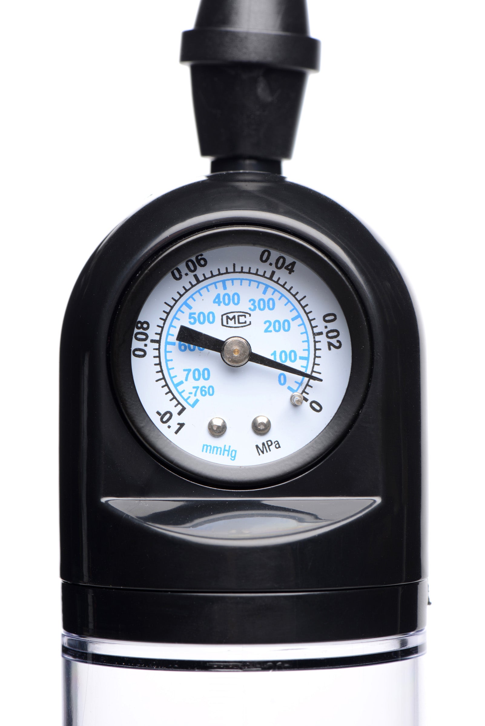 Trigger Penis Pump with Built-in Pressure Gauge