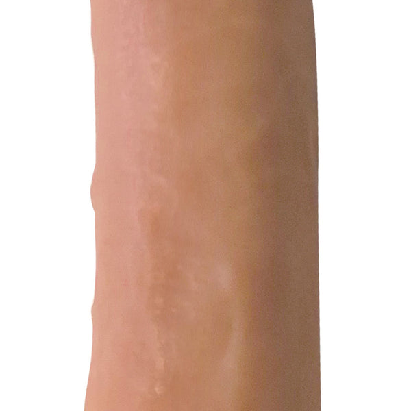 Big Shot Vibrating Remote Control Silicone Dildo - 8 Inch
