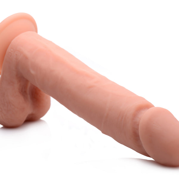 Big Shot Vibrating Remote Control Silicone Dildo with Balls - 10 Inch