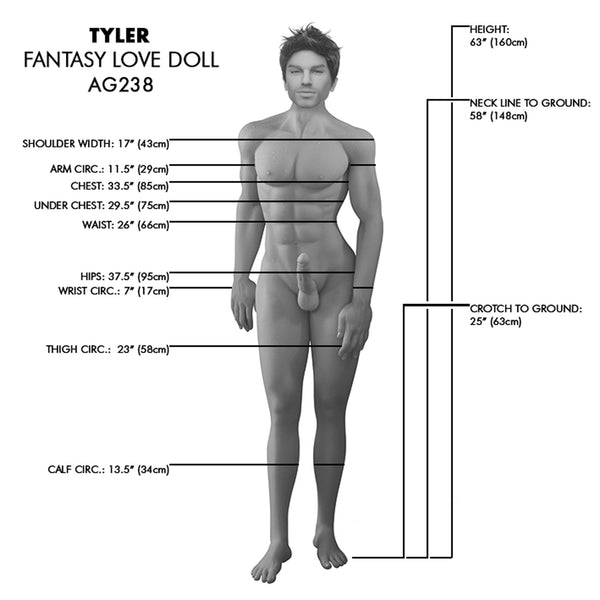 Tyler Premium Fantasy Male Love Doll