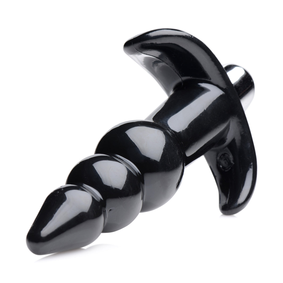 Ribbed Vibrating Butt Plug -