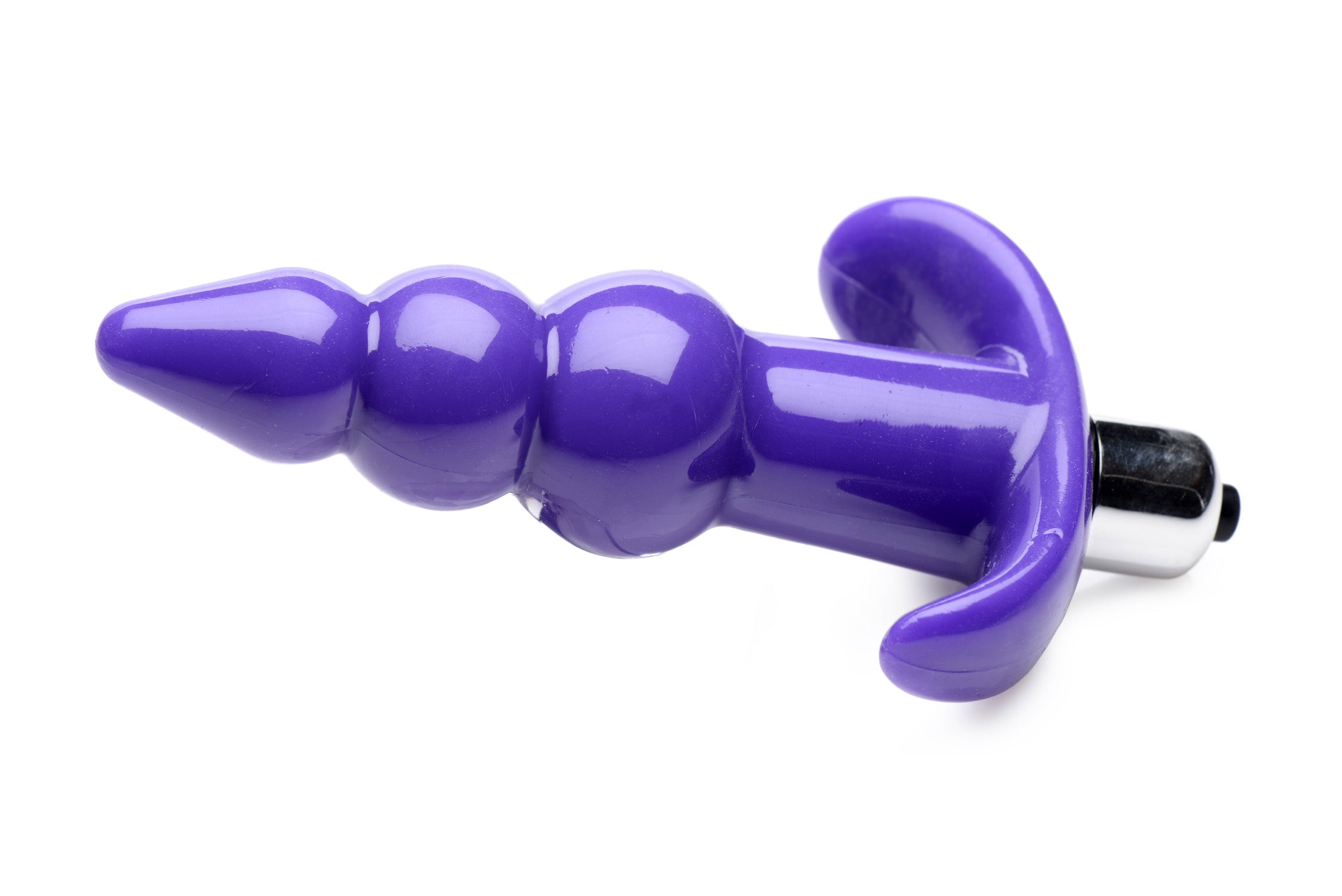 Ribbed Vibrating Butt Plug