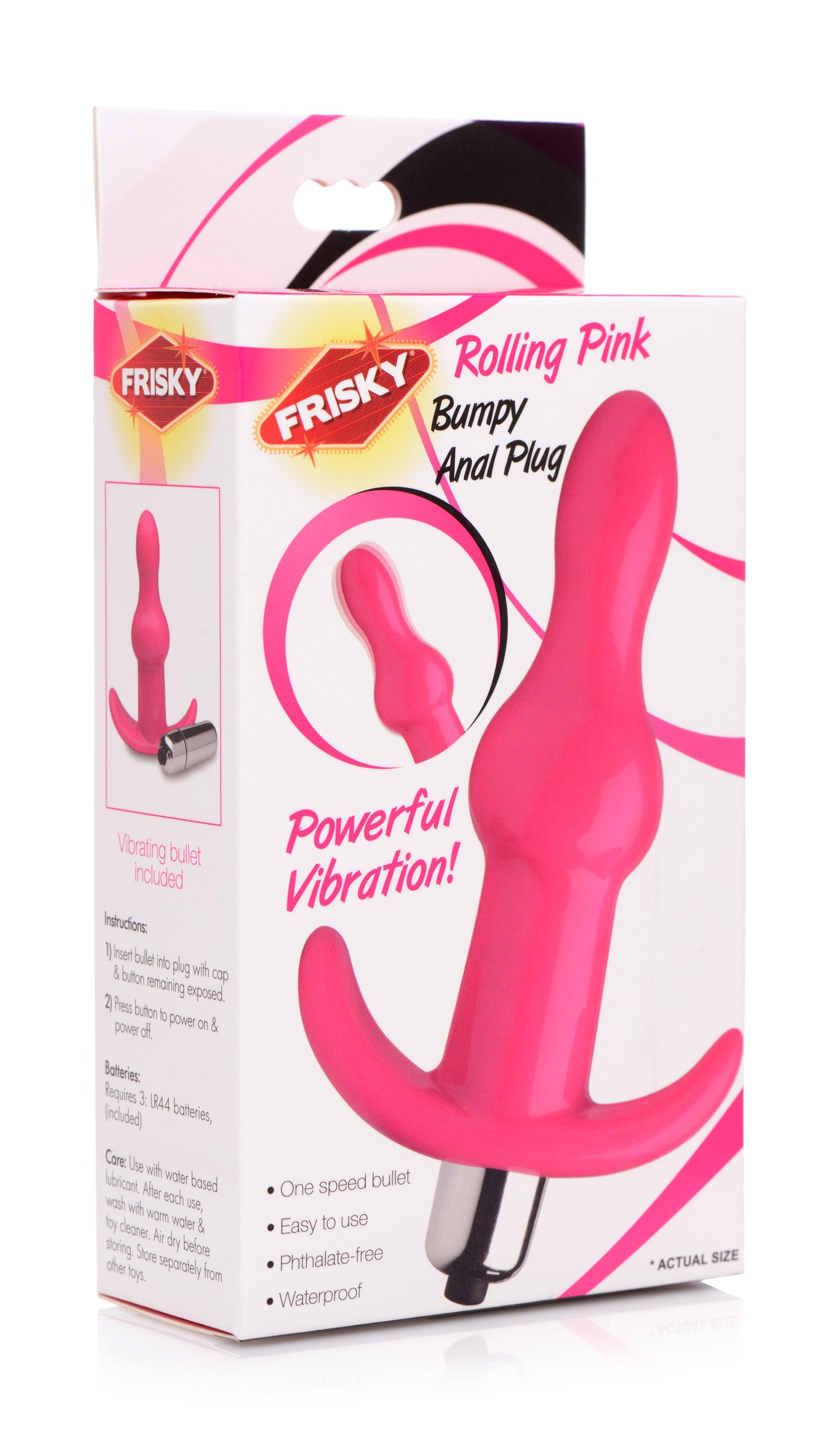 Bumpy Vibrating Anal Plug