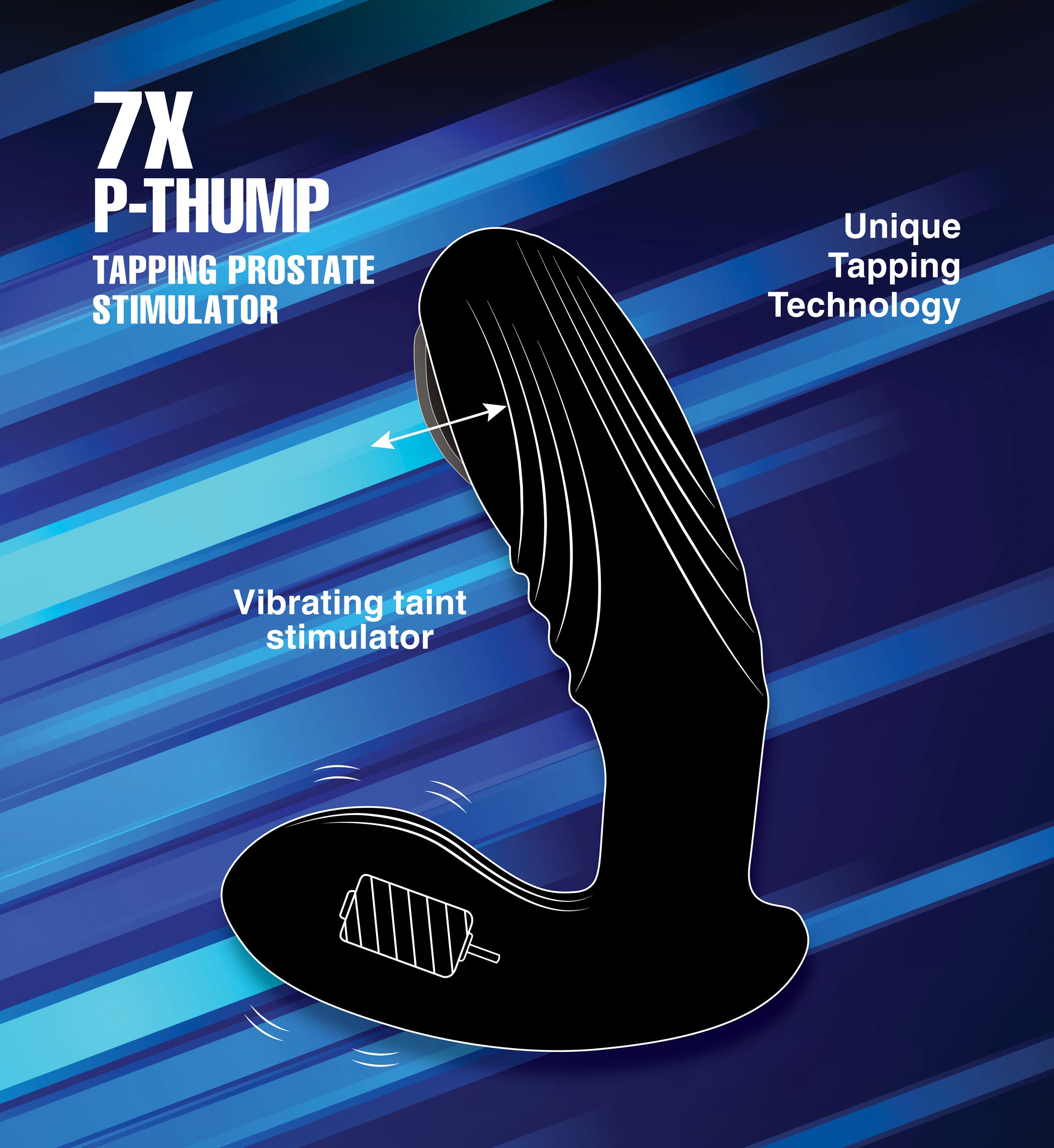 7X P-Thump Tapping Prostate Stimulator