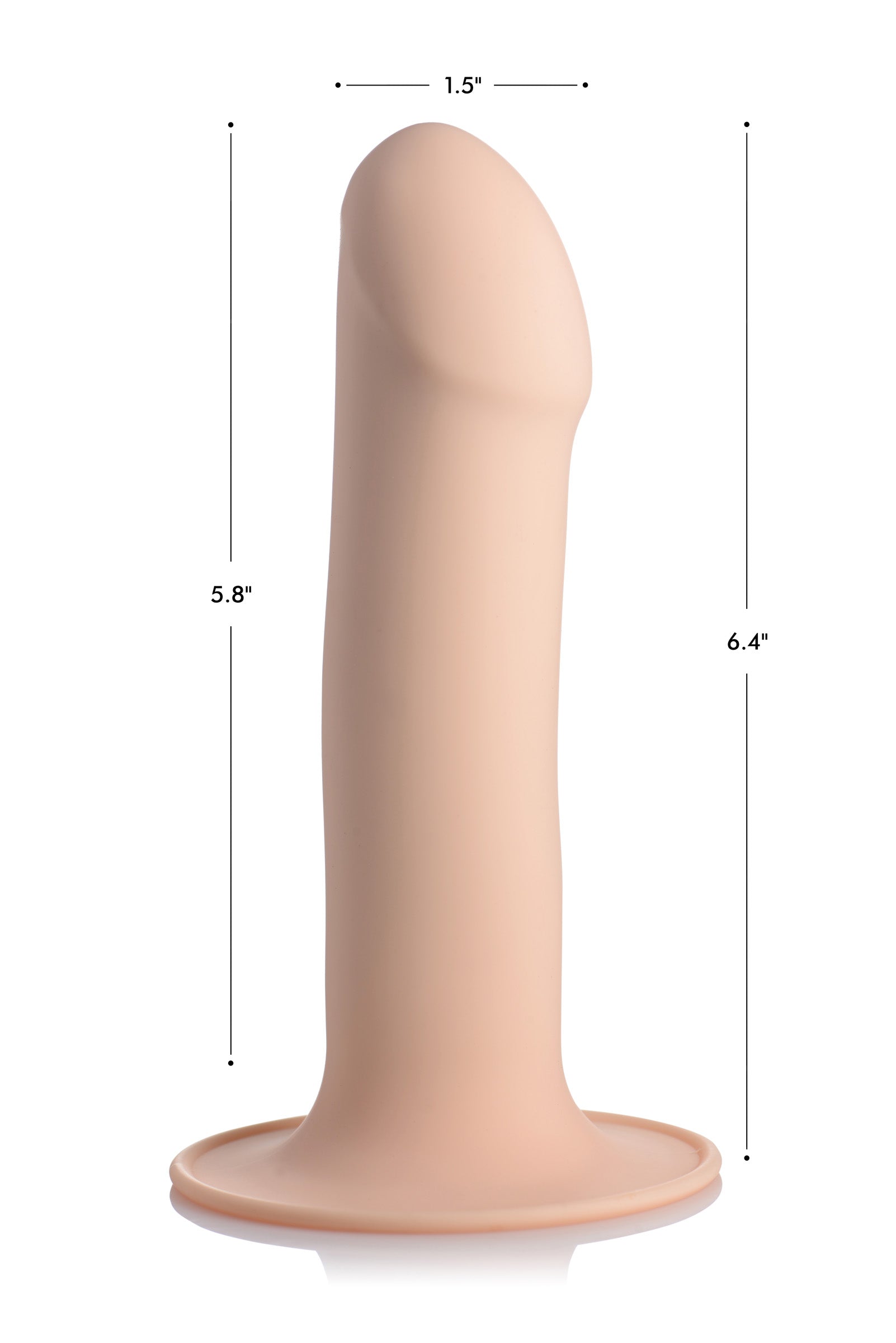 Squeezable Phallic Dildo