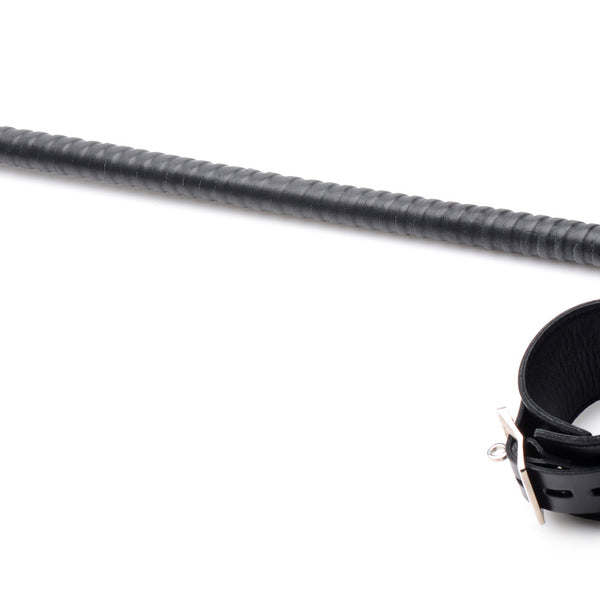 Leather Wrapped Spreader Bar with Cuffs