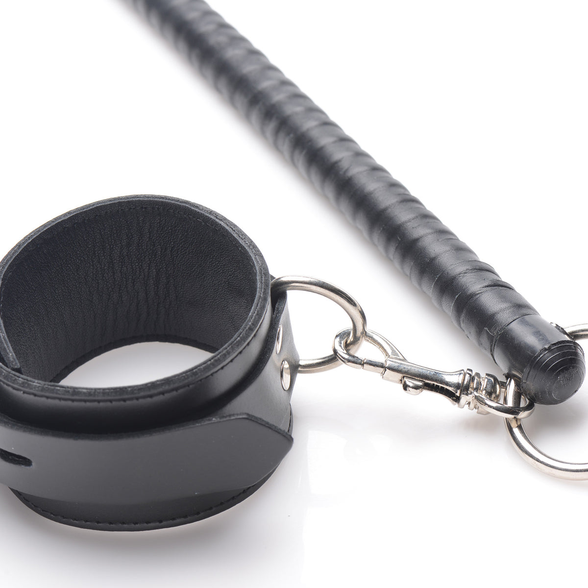 Leather Wrapped Spreader Bar with Cuffs