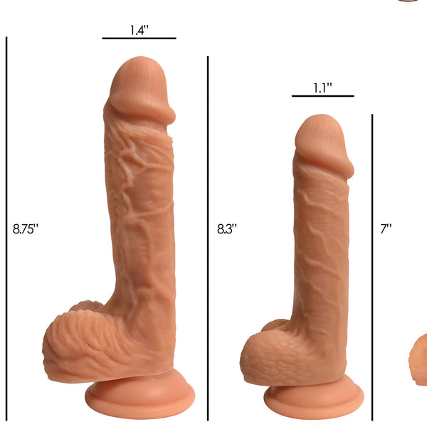 Easy Riders Dual Density Silicone Dildo - 9 Inch