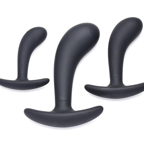 Dark Delights 3 Piece Curved Anal Trainer Set