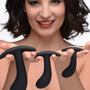 Dark Delights 3 Piece Curved Anal Trainer Set