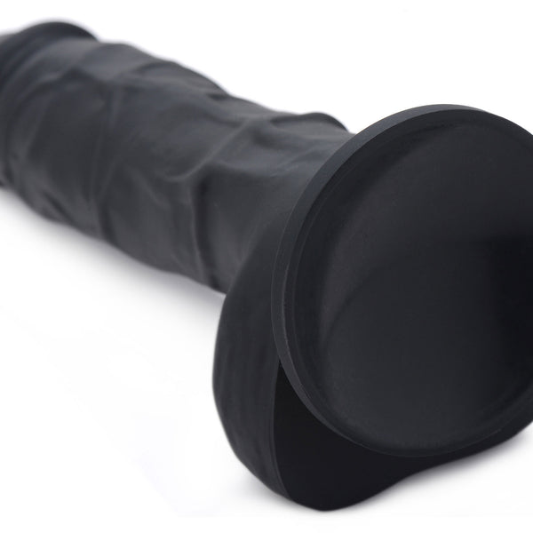 Power Pecker 7 Inch Silicone Dildo with Balls -