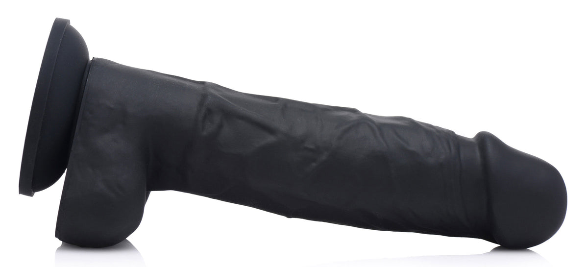 Power Pecker 7 Inch Silicone Dildo with Balls -