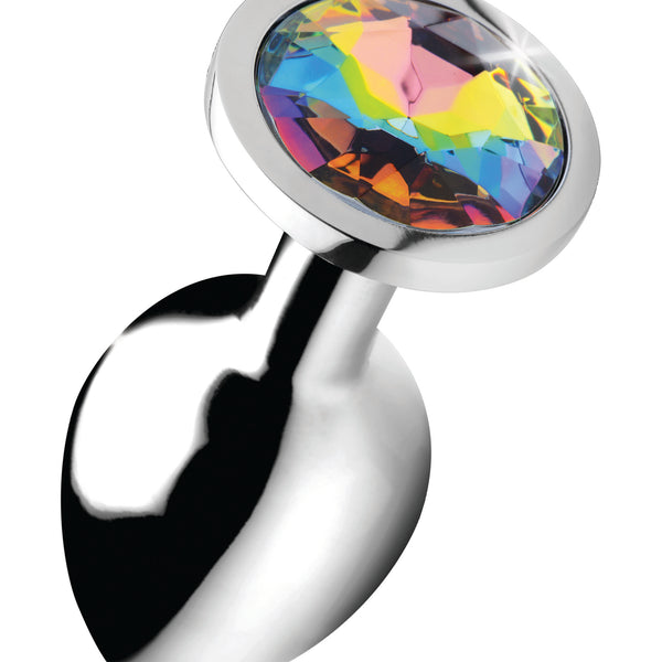 Rainbow Prism Gem Anal Plug - Large