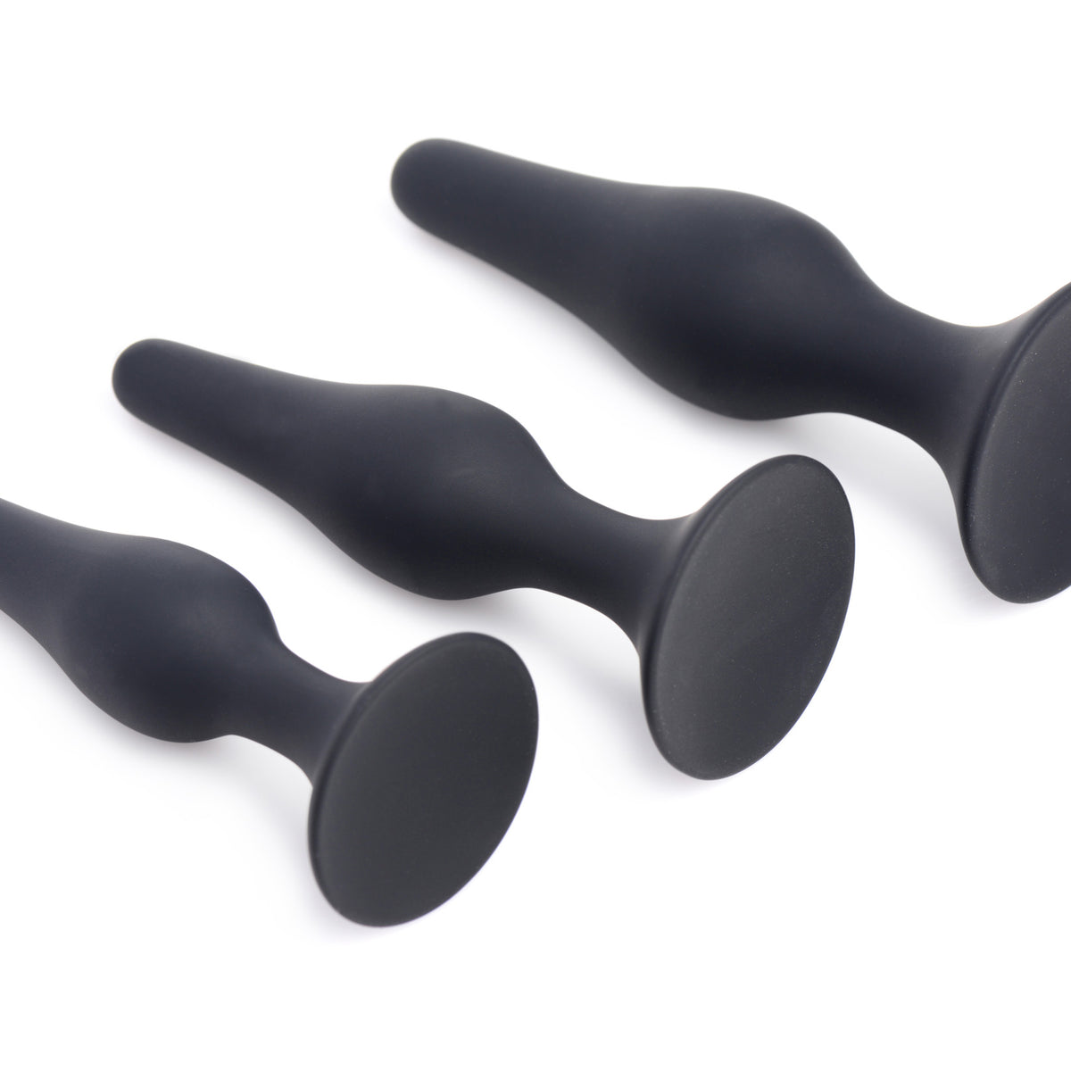 Triple Spire Tapered Silicone Anal Trainer Set