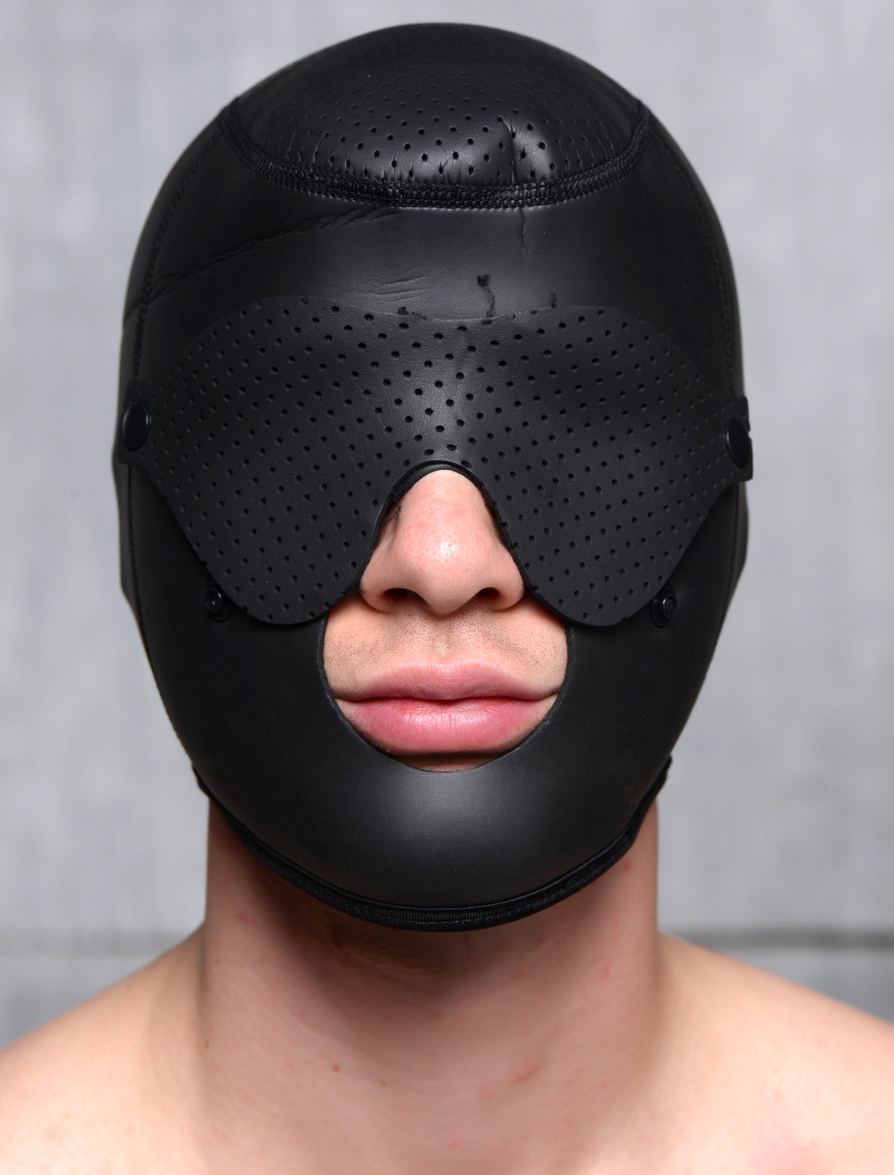 Scorpion Hood With Removable Blindfold and Face Mask