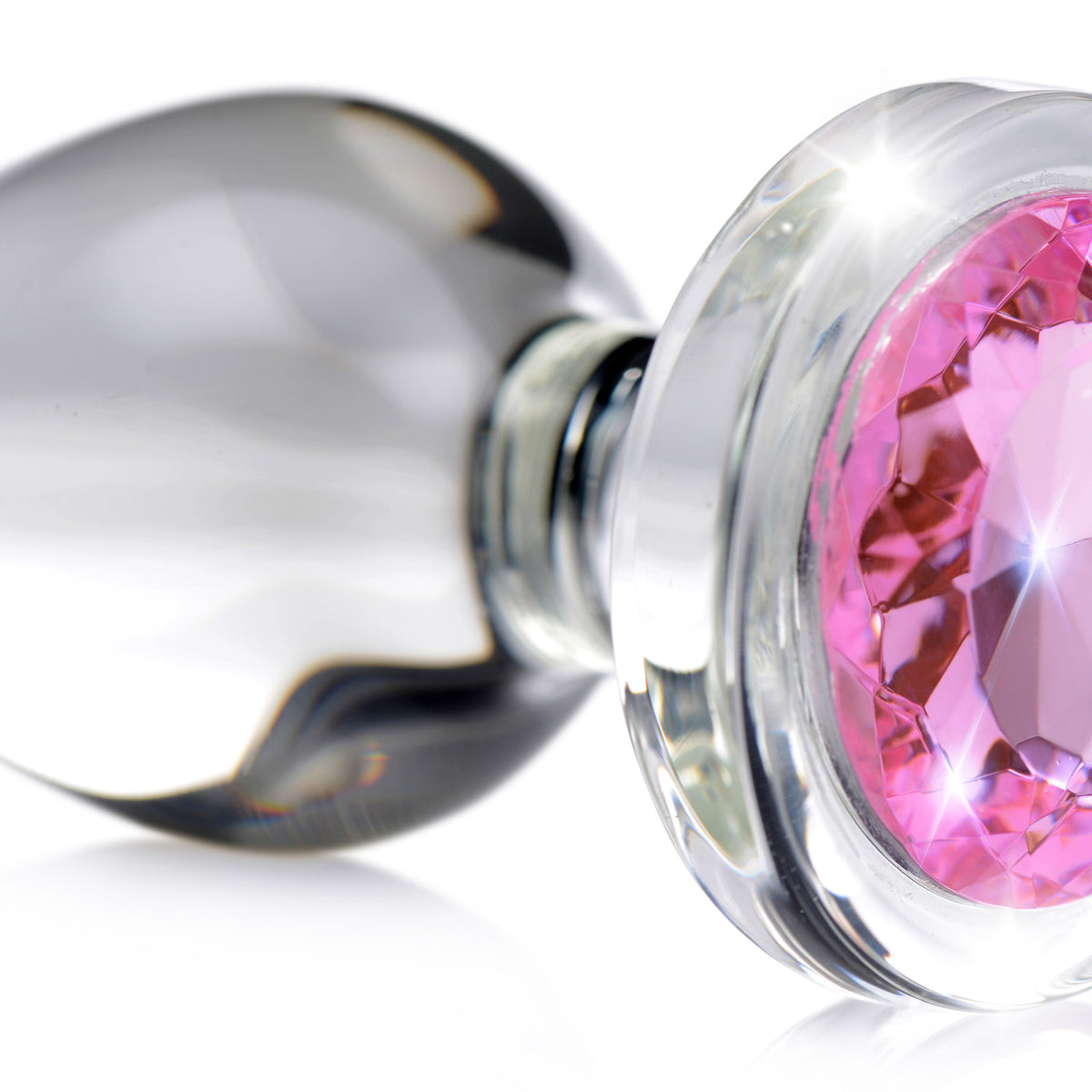Gem Glass Anal Plug - Large