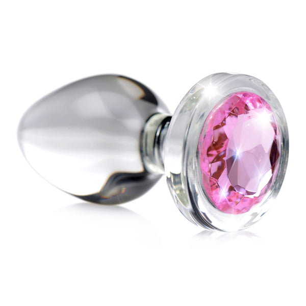 Gem Glass Anal Plug - Medium