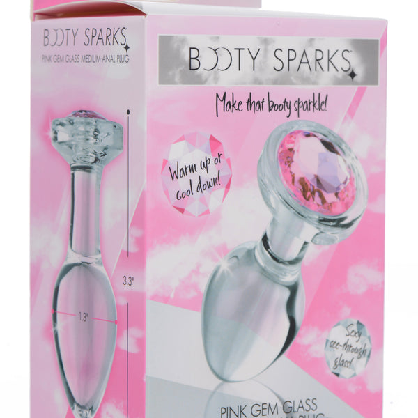 Gem Glass Anal Plug - Medium