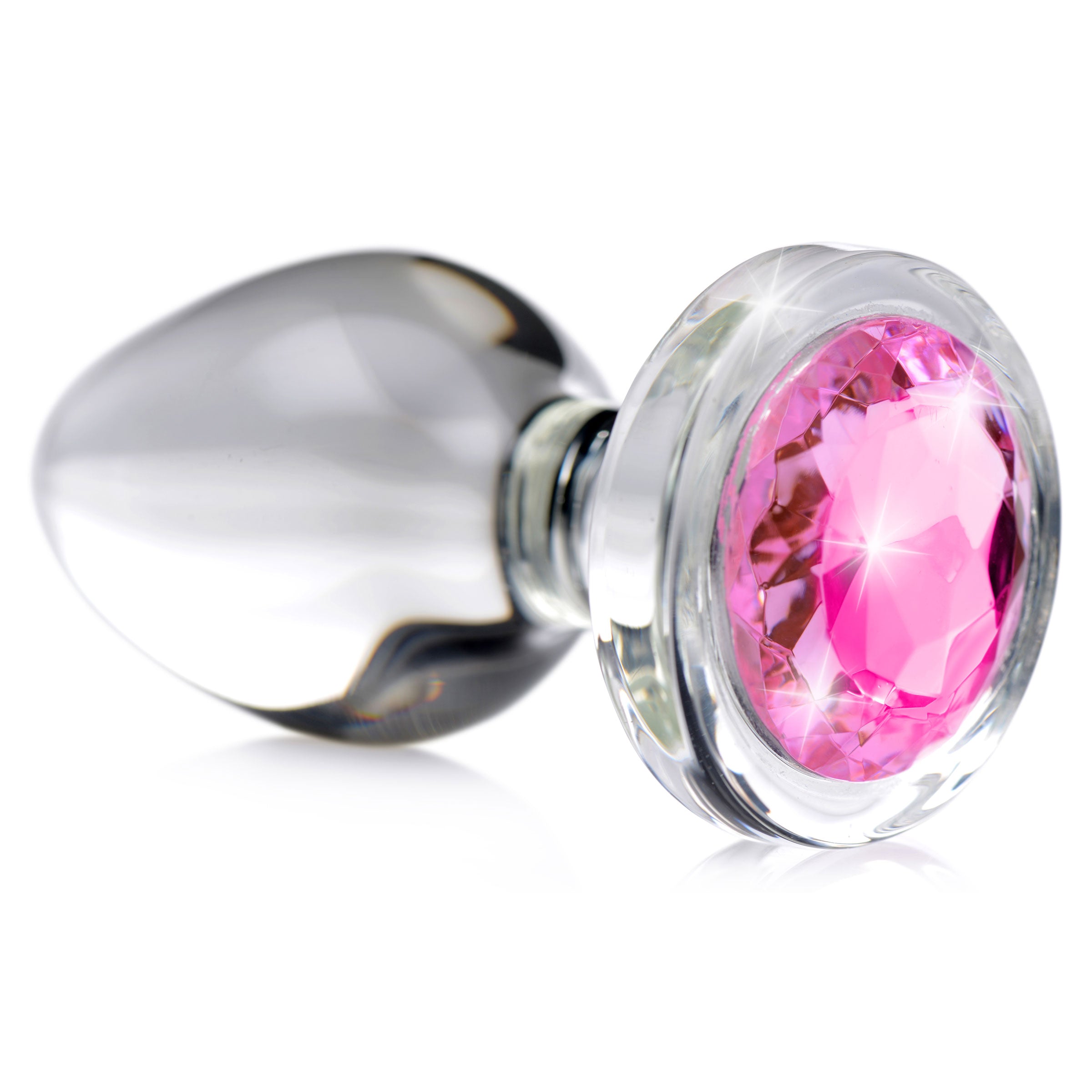 Gem Glass Anal Plug - Medium