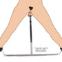 Squat Anal Impaler with Spreader Bar and Cuffs