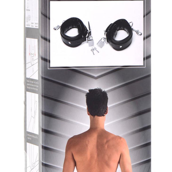 Squat Anal Impaler with Spreader Bar and Cuffs