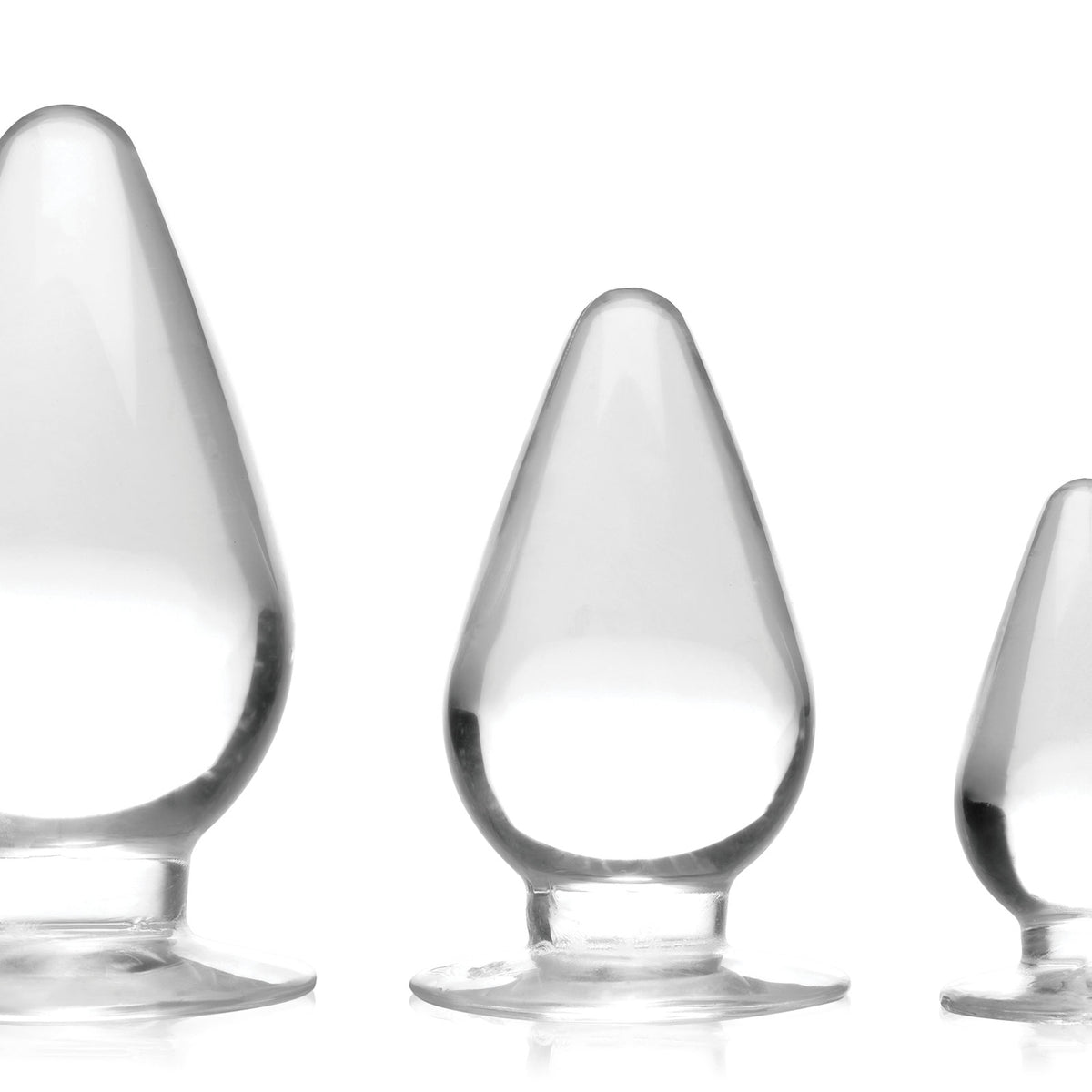 Triple Cones 3 Piece Anal Plug Set -