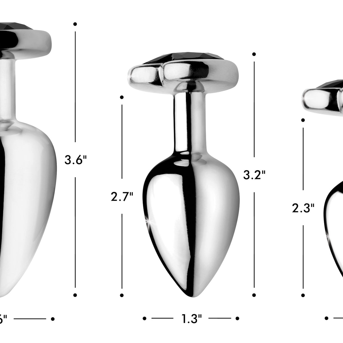 Heart Gem Anal Plug - Medium
