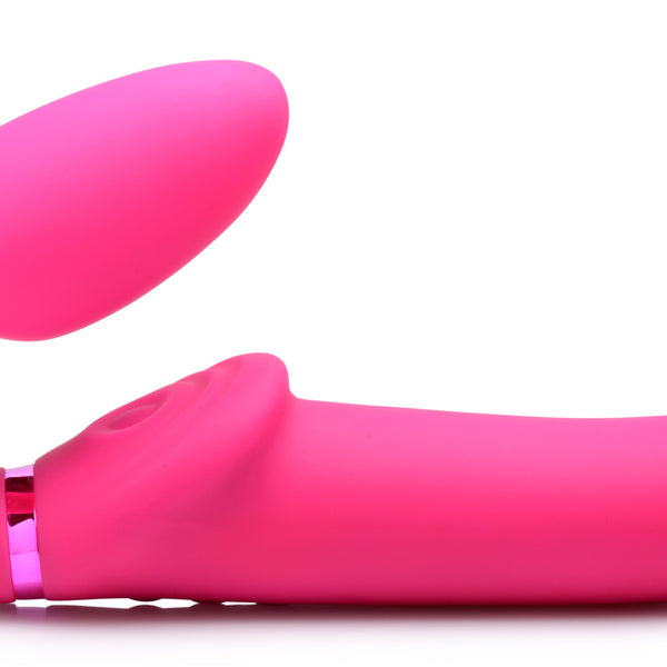 10X Remote Control Ergo-Fit G-Pulse Inflatable and Vibrating Strapless Strap-on -