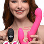 10X Remote Control Ergo-Fit G-Pulse Inflatable and Vibrating Strapless Strap-on -