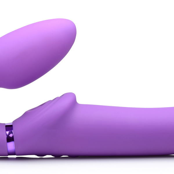 10X Remote Control Ergo-Fit G-Pulse Inflatable and Vibrating Strapless Strap-on -