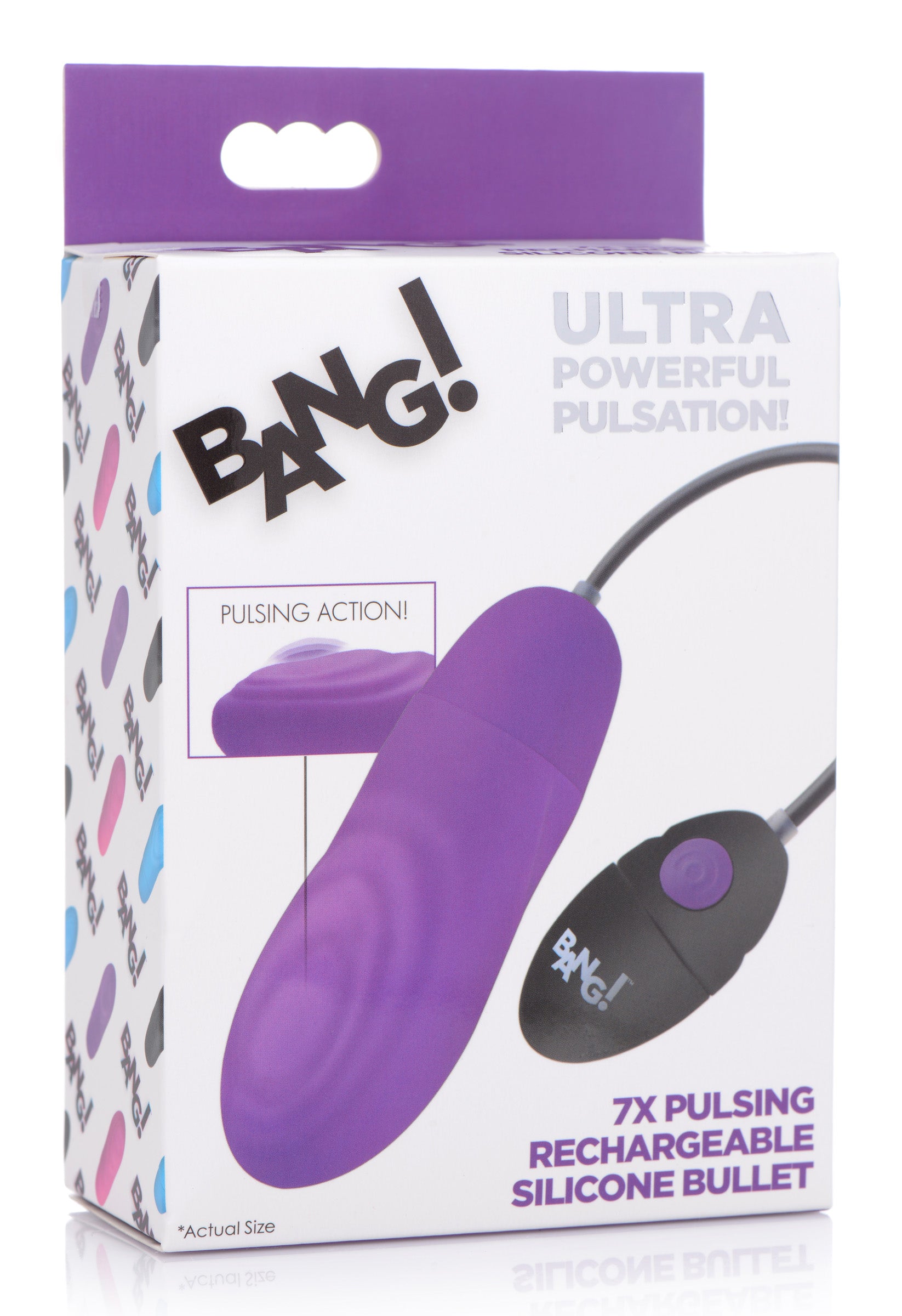 7X Pulsing Rechargeable Silicone Vibrator