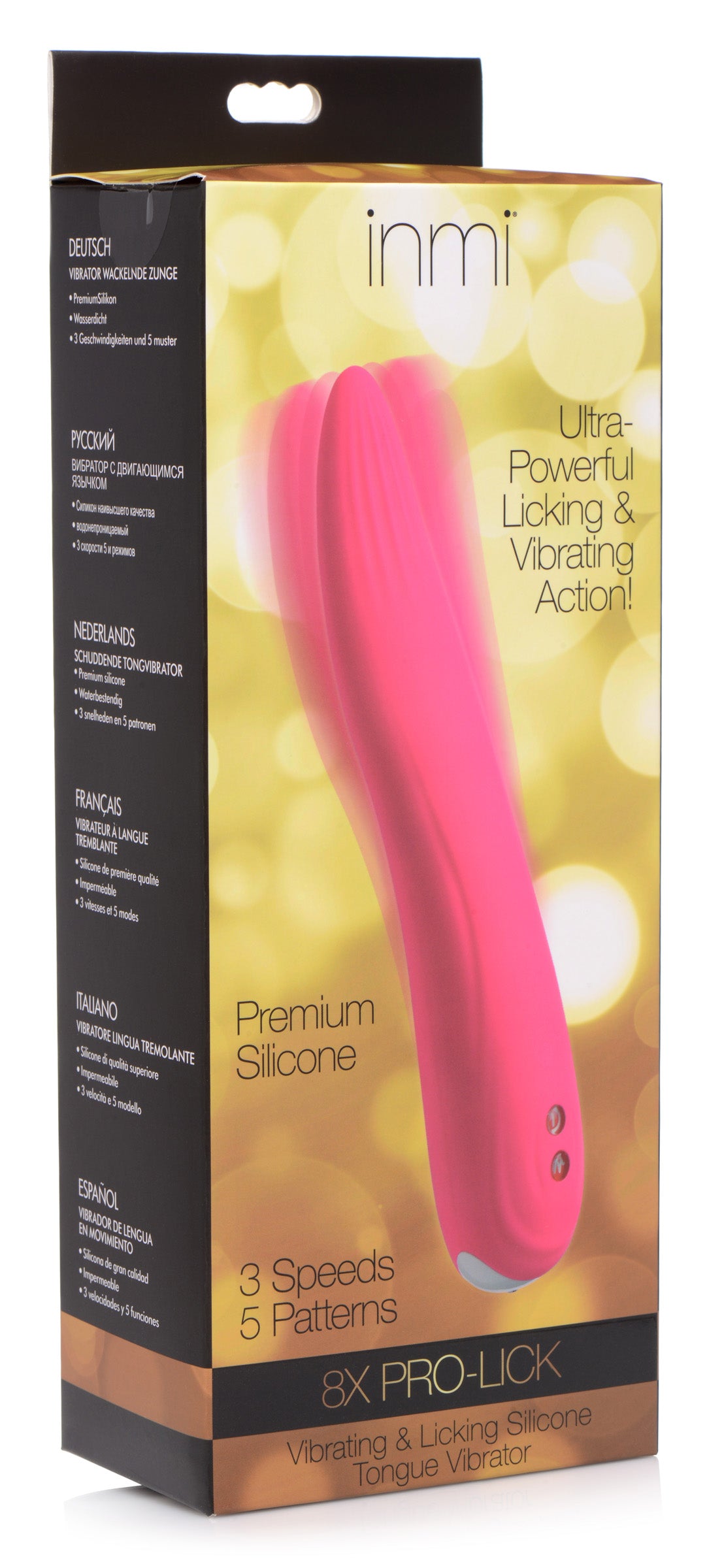 8X Pro-Lick Vibrating & Licking Silicone Tongue Vibrator