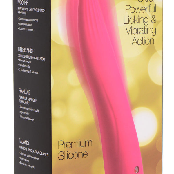 8X Pro-Lick Vibrating & Licking Silicone Tongue Vibrator