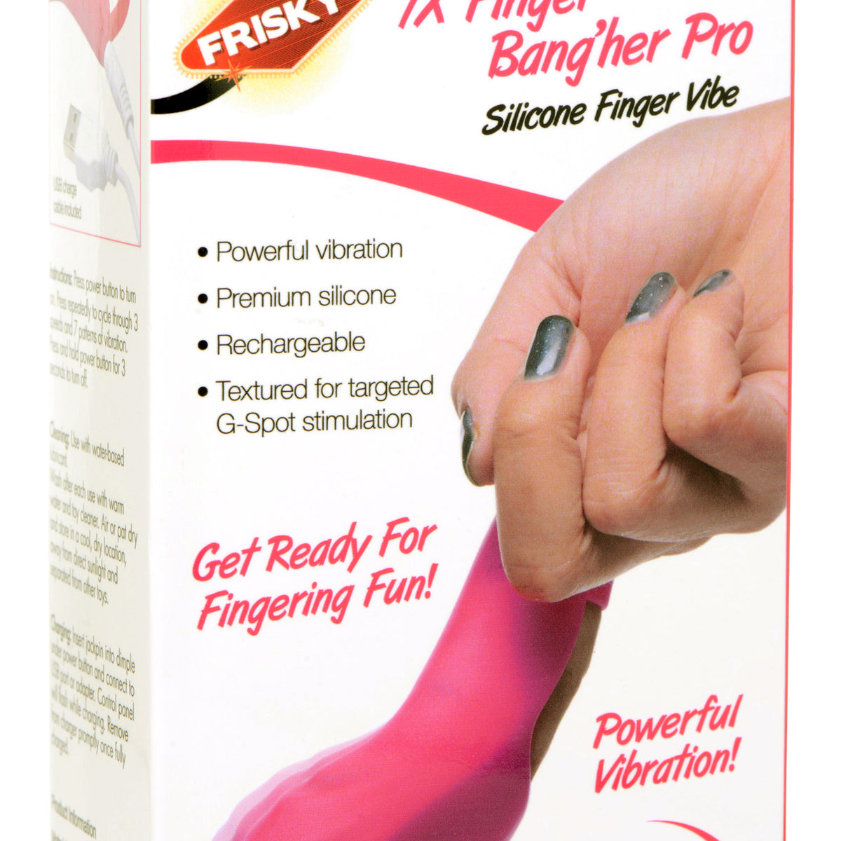 7X Finger Bang Her Pro Silicone Vibrator -
