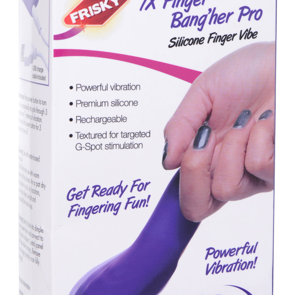 7X Finger Bang Her Pro Silicone Vibrator -